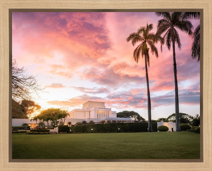 Laie Sunset Panorama
