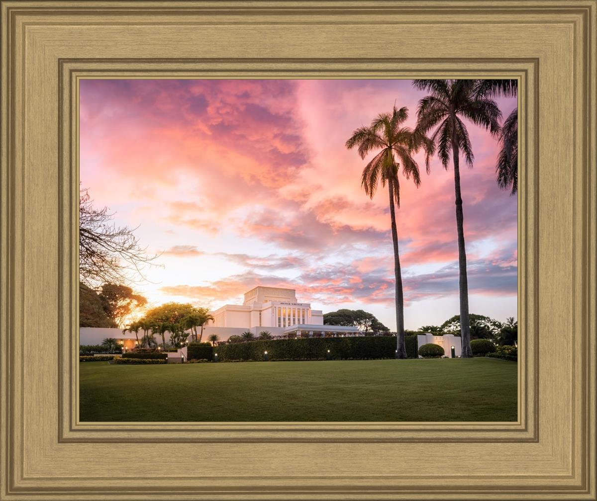 Laie Sunset Panorama