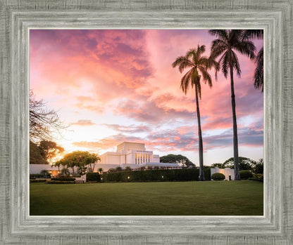 Laie Sunset Panorama