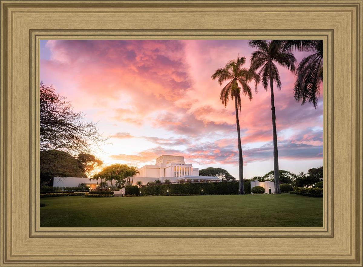 Laie Sunset Panorama