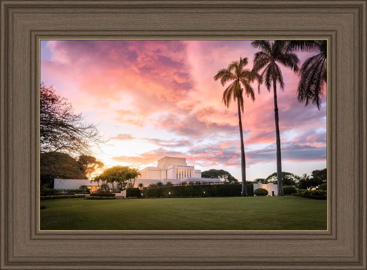 Laie Sunset Panorama