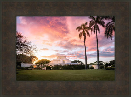 Laie Sunset Panorama