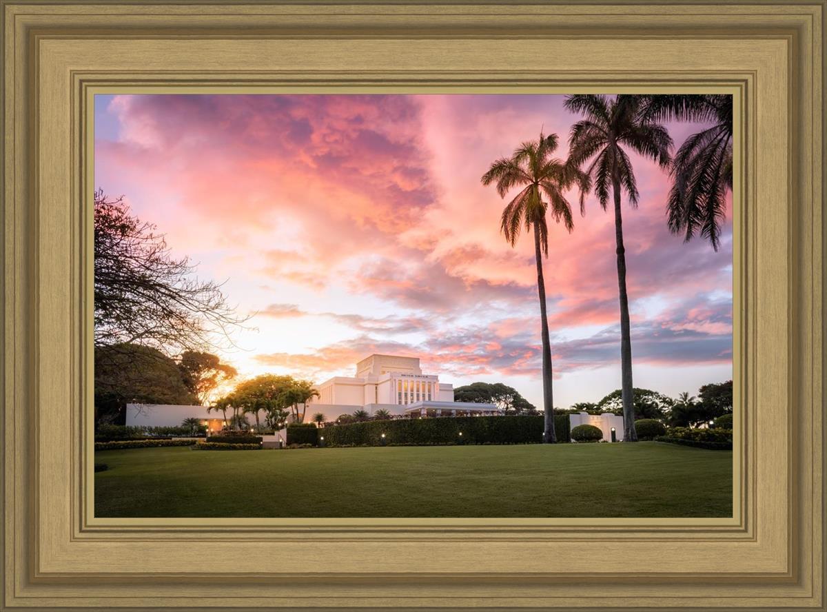Laie Sunset Panorama