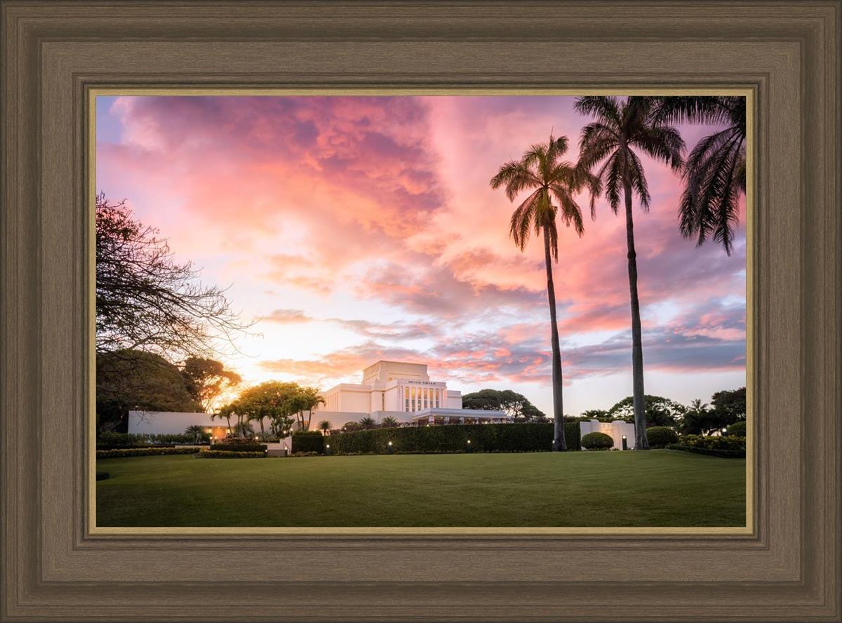 Laie Sunset Panorama