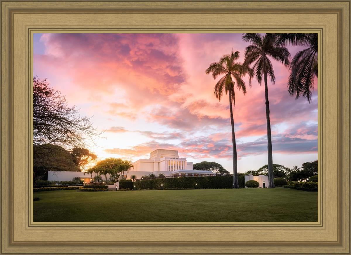 Laie Sunset Panorama