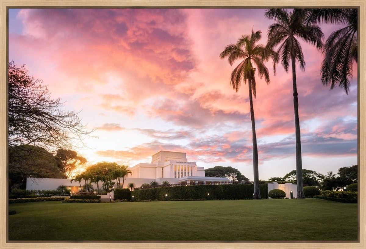 Laie Sunset Panorama