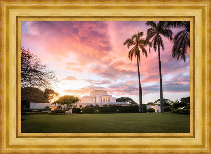 Laie Sunset Panorama