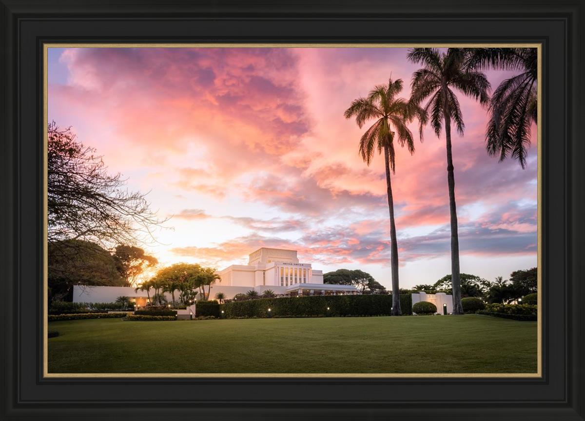 Laie Sunset Panorama