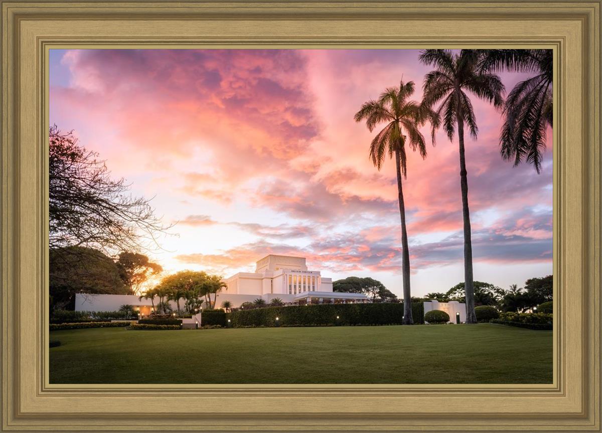 Laie Sunset Panorama