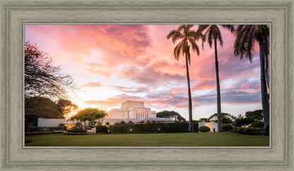 Laie Sunset Panorama