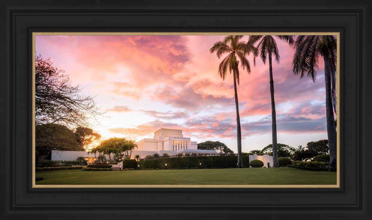 Laie Sunset Panorama
