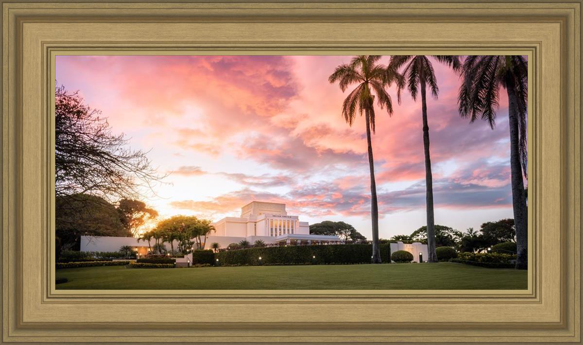 Laie Sunset Panorama