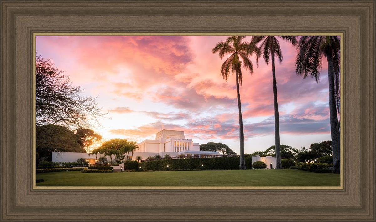 Laie Sunset Panorama