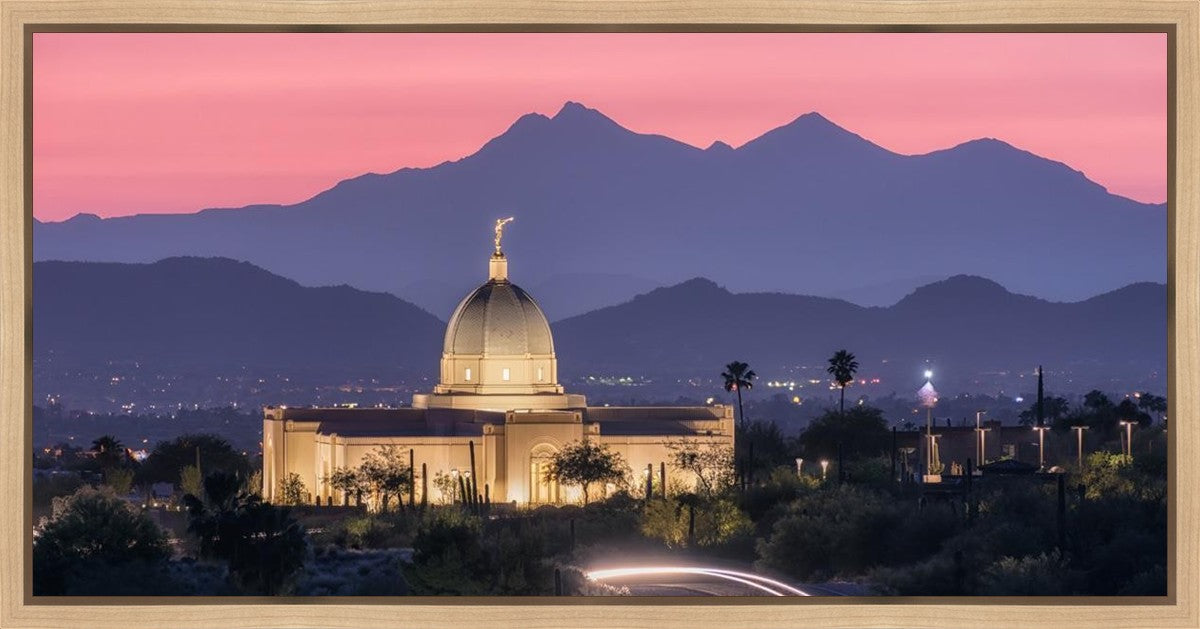 Tucson Purple Mountain Majesty Gallery Wrap