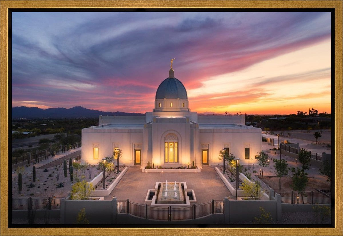 Tucson From on High Gallery Wrap