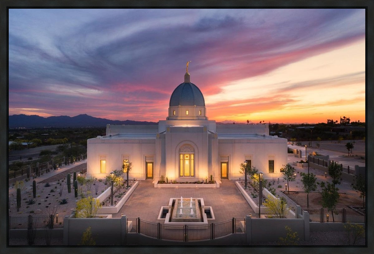 Tucson From on High Gallery Wrap