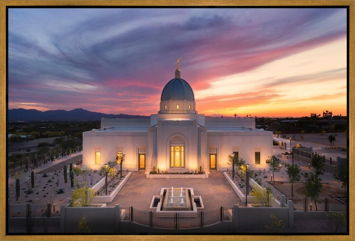 Tucson From on High Gallery Wrap
