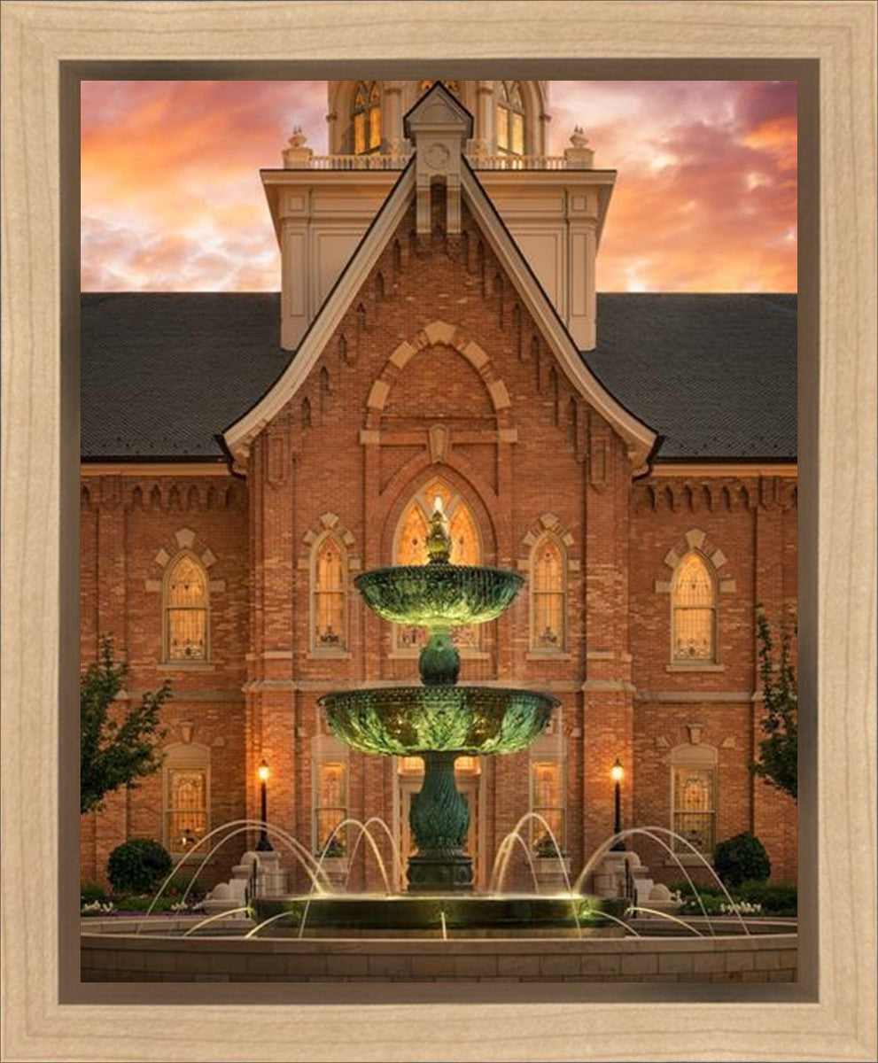 Provo City Center Fountain of Truth Gallery Wrap