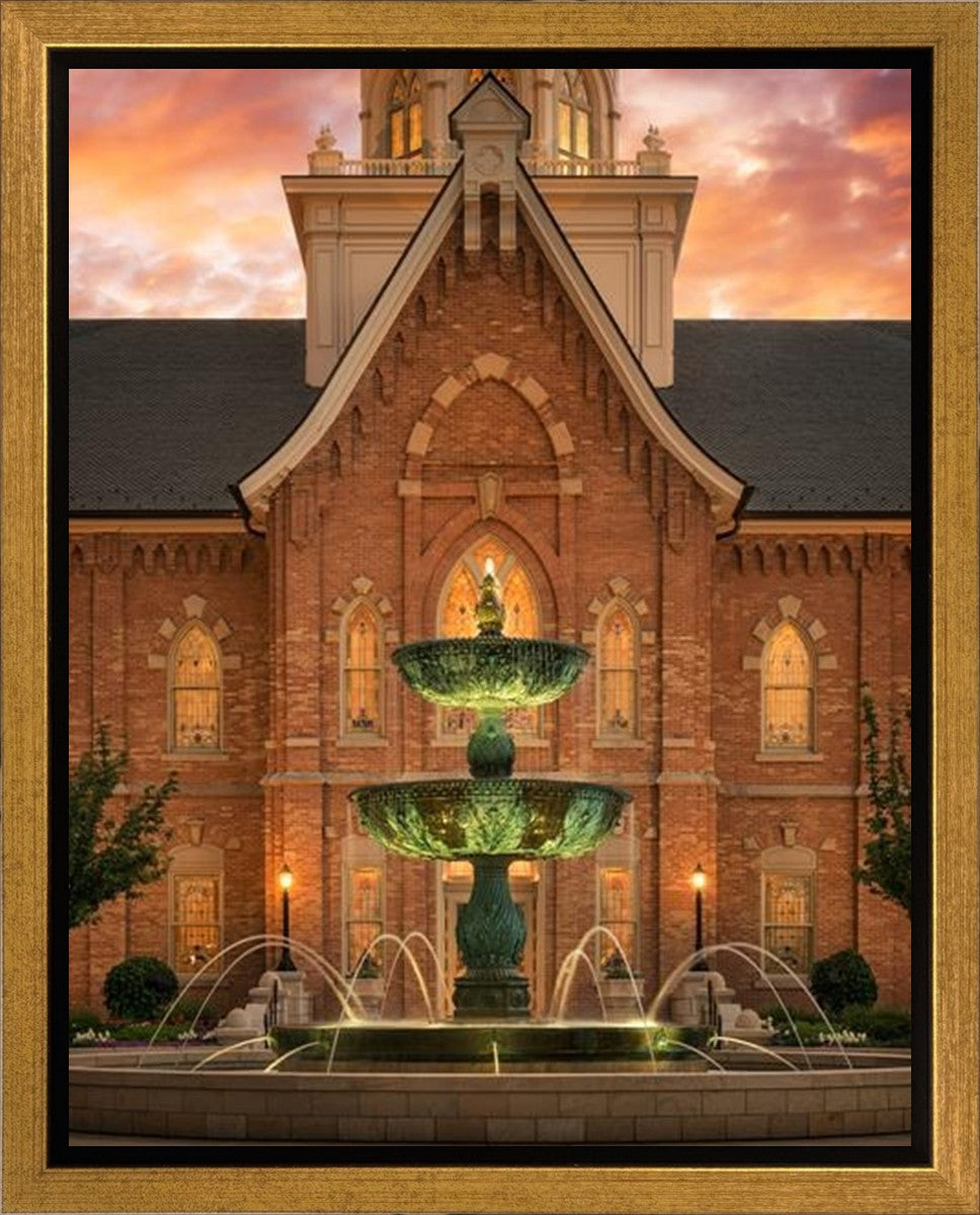 Provo City Center Fountain of Truth Gallery Wrap