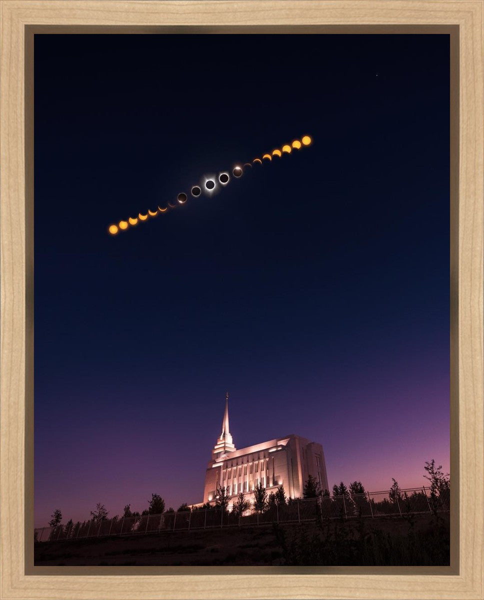 Rexburg Eclipse Phases Gallery Wrap