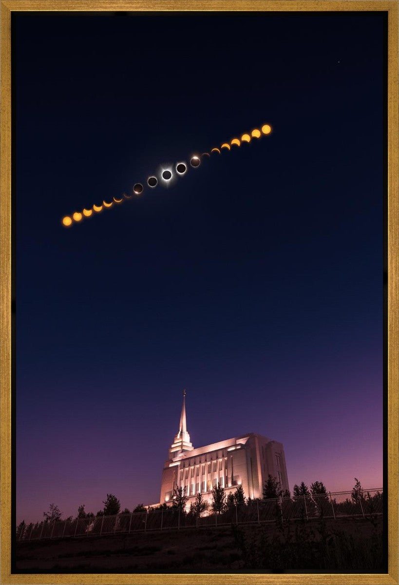 Rexburg Eclipse Phases Gallery Wrap