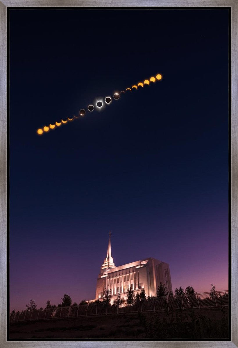 Rexburg Eclipse Phases Gallery Wrap