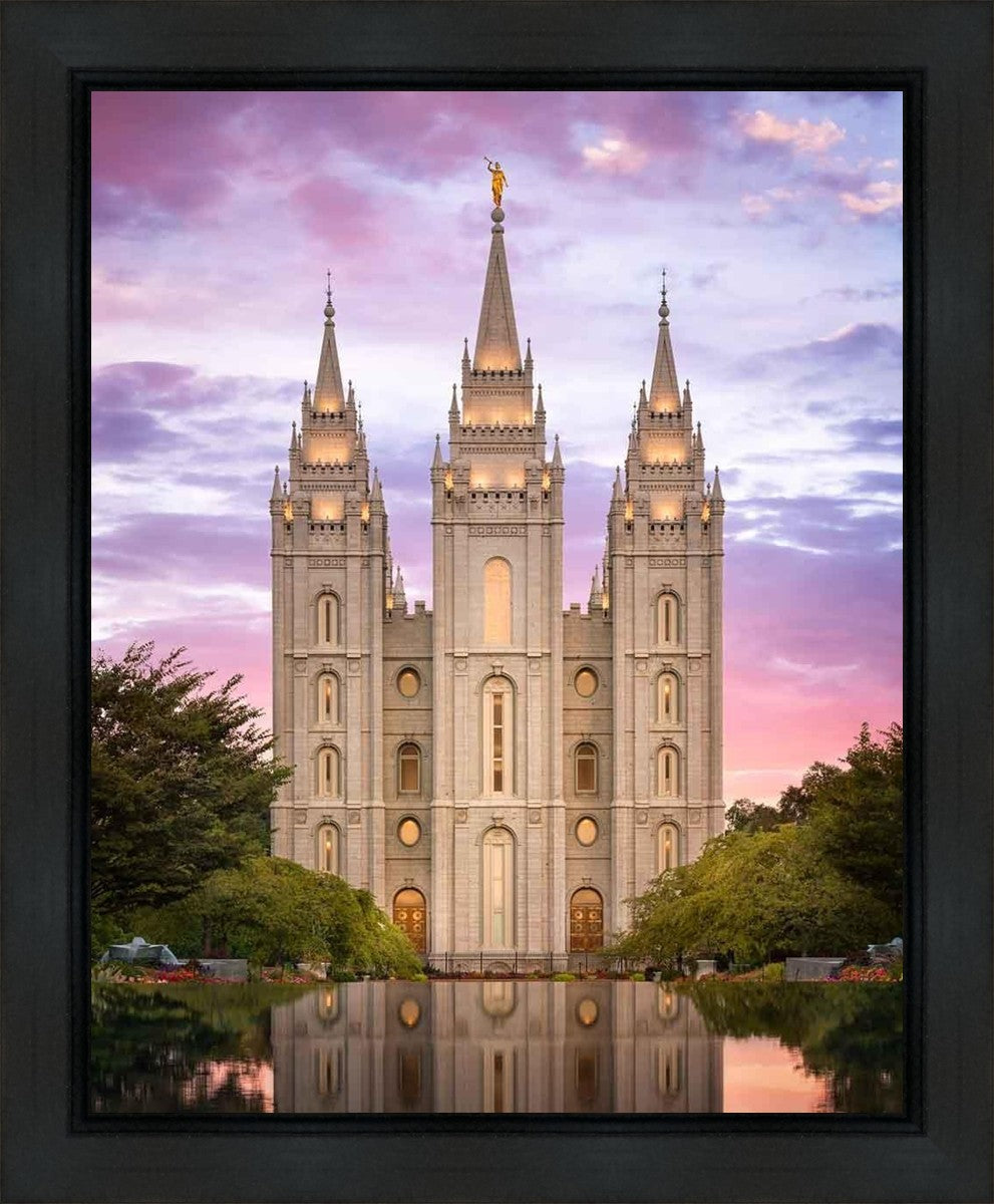 Salt Lake for Time and All Eternity Gallery Wrap