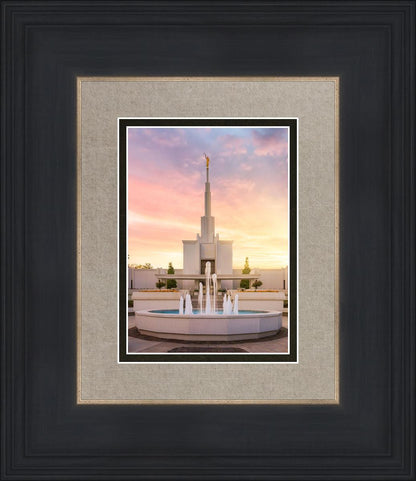 Denver Sunset Fountain