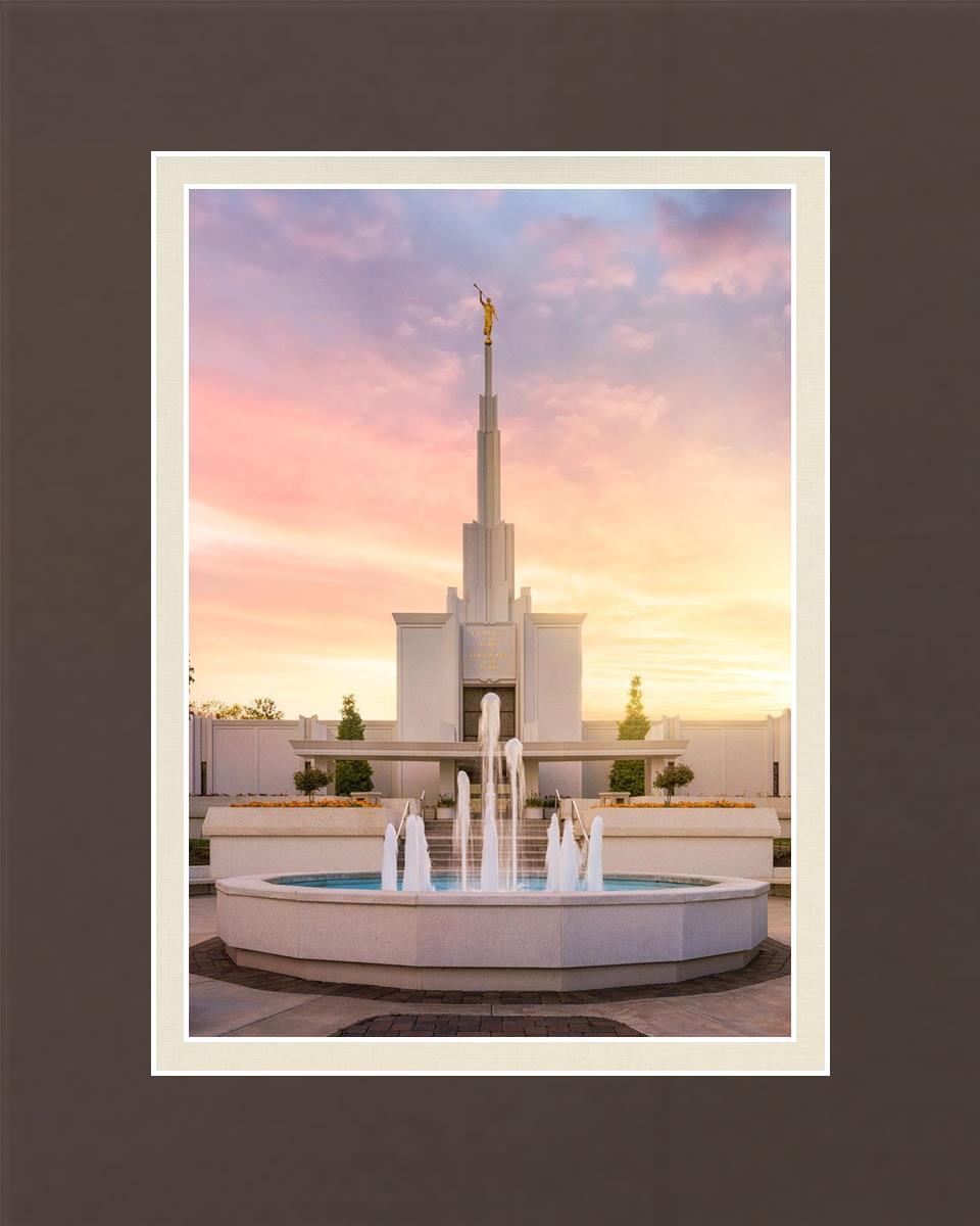 Denver Sunset Fountain