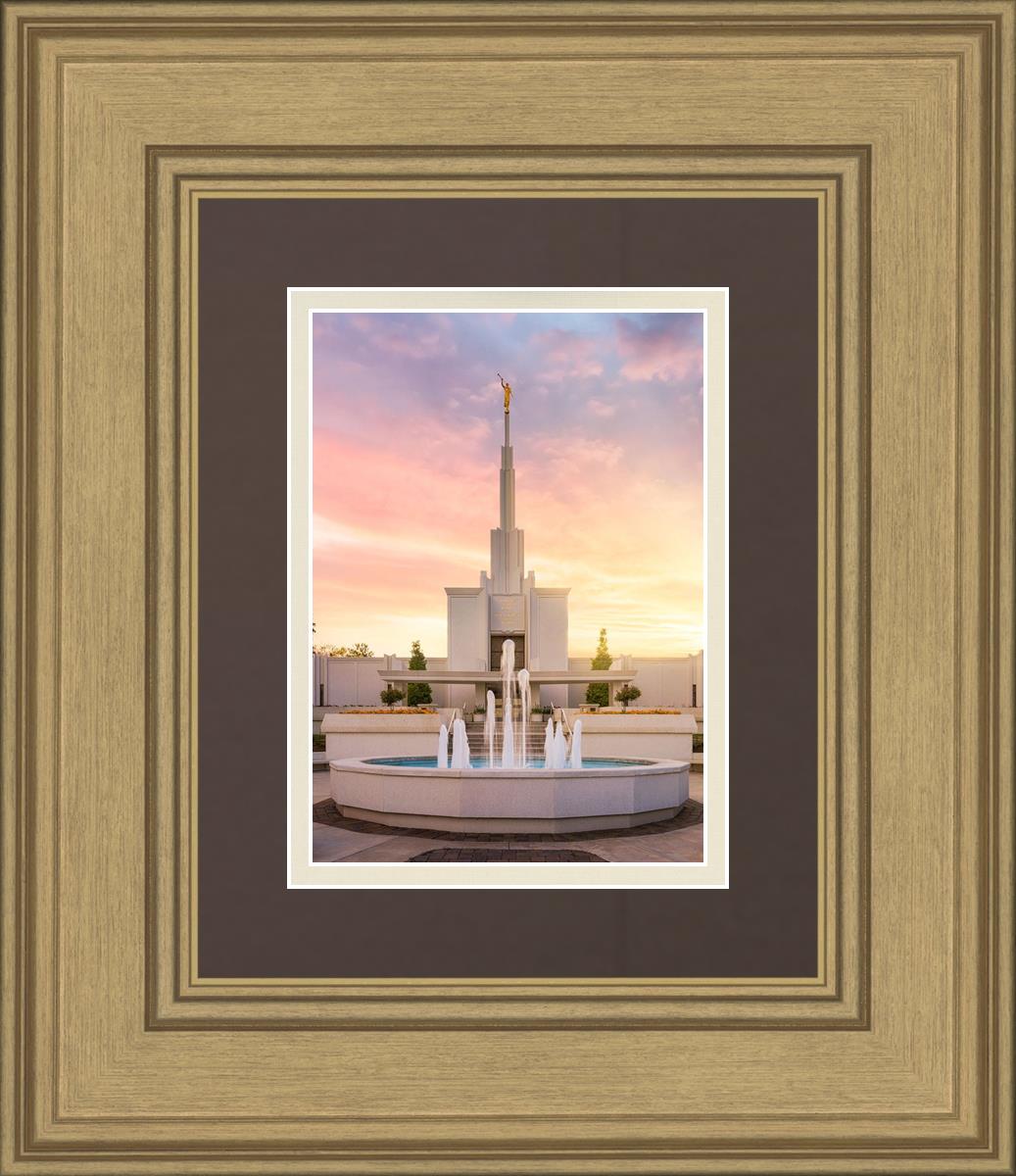 Denver Sunset Fountain