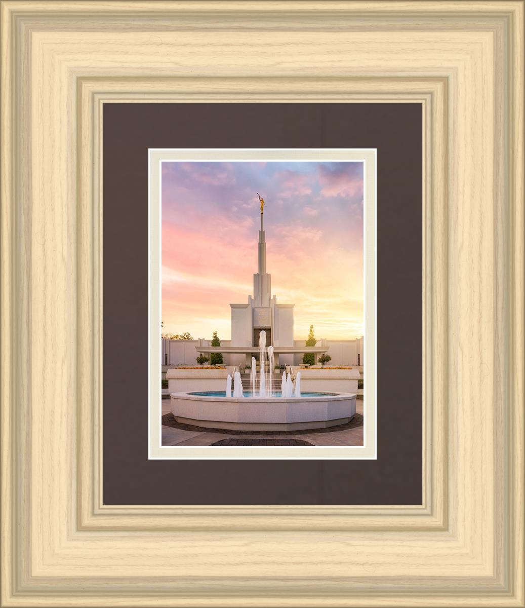 Denver Sunset Fountain