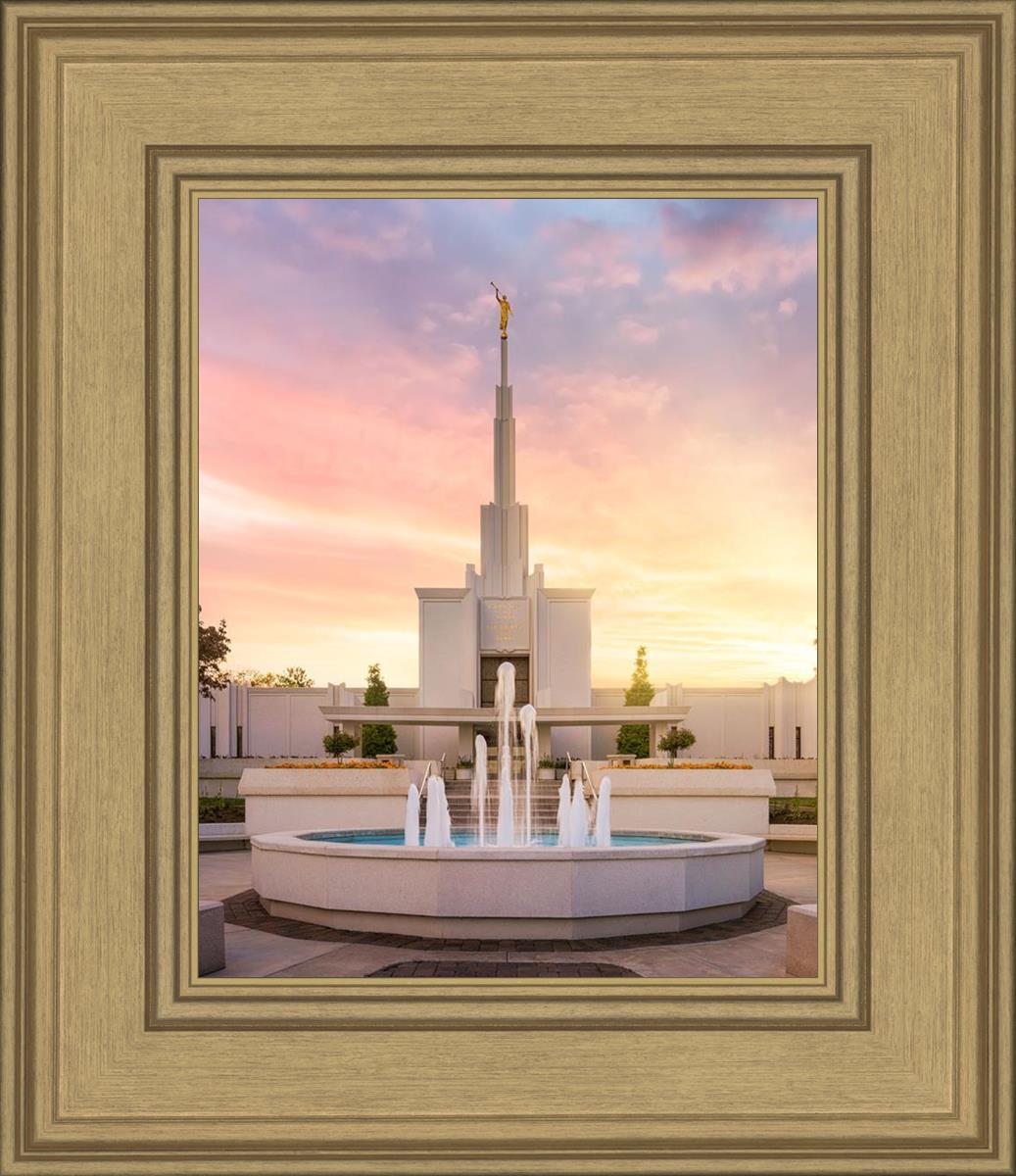 Denver Sunset Fountain