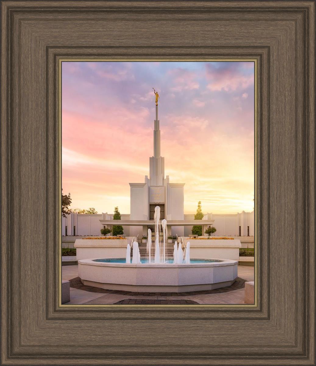 Denver Sunset Fountain