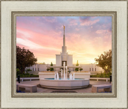 Denver Sunset Fountain