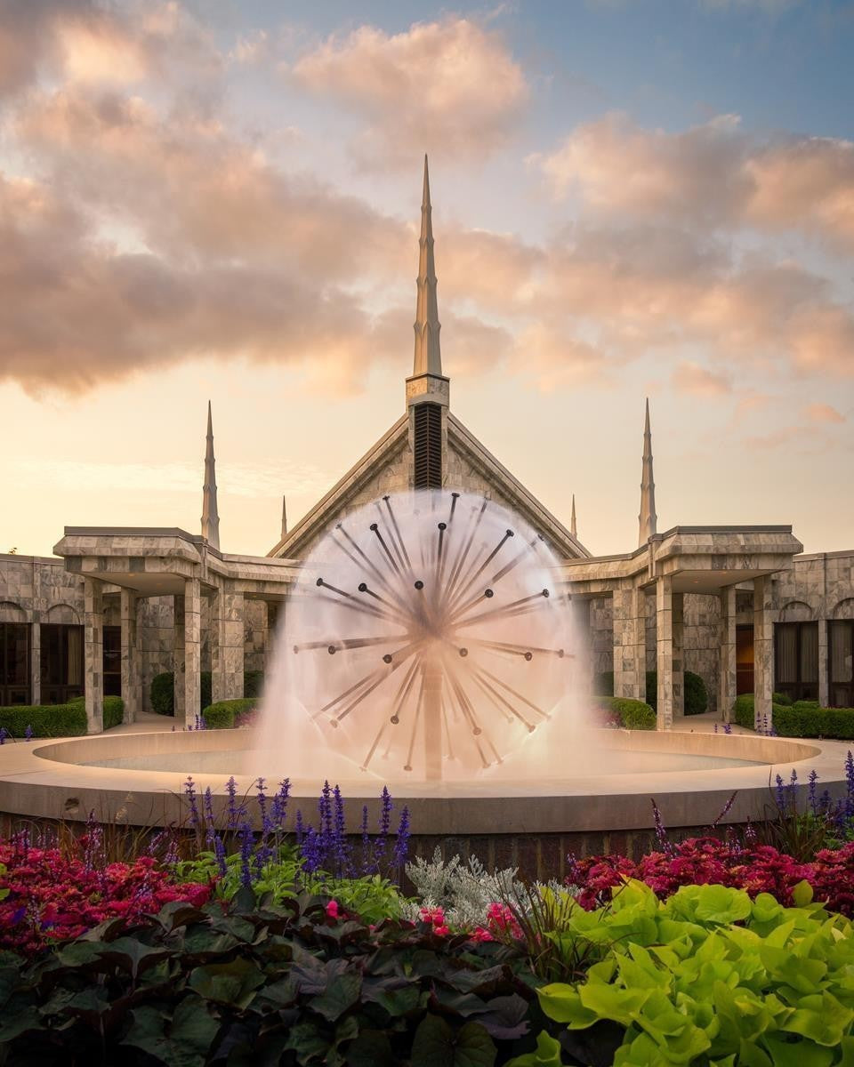 Chicago Fountain Gallery Wrap