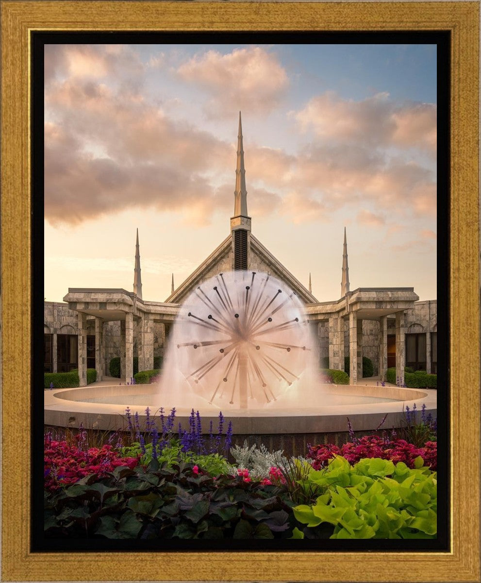 Chicago Fountain Gallery Wrap