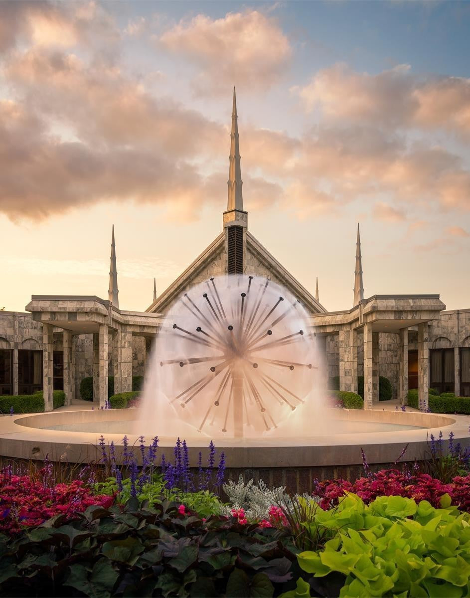 Chicago Fountain Gallery Wrap
