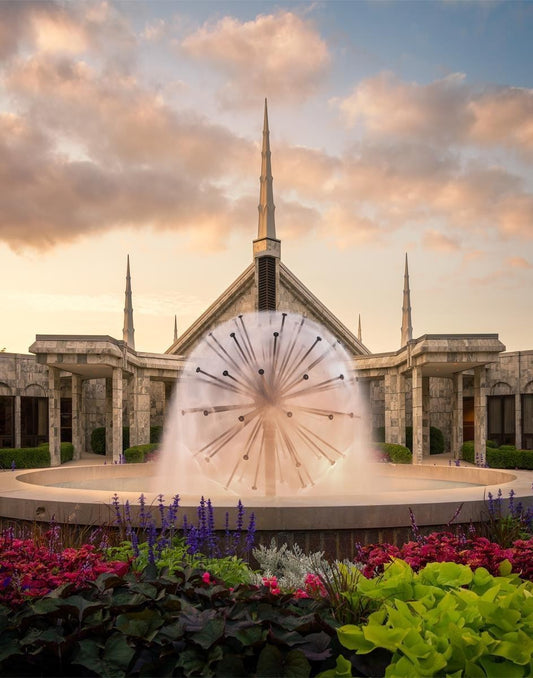 Chicago Fountain Gallery Wrap