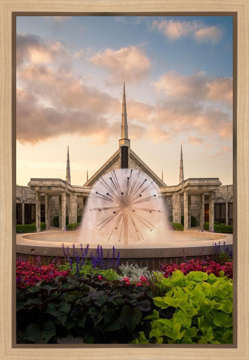Chicago Fountain Gallery Wrap