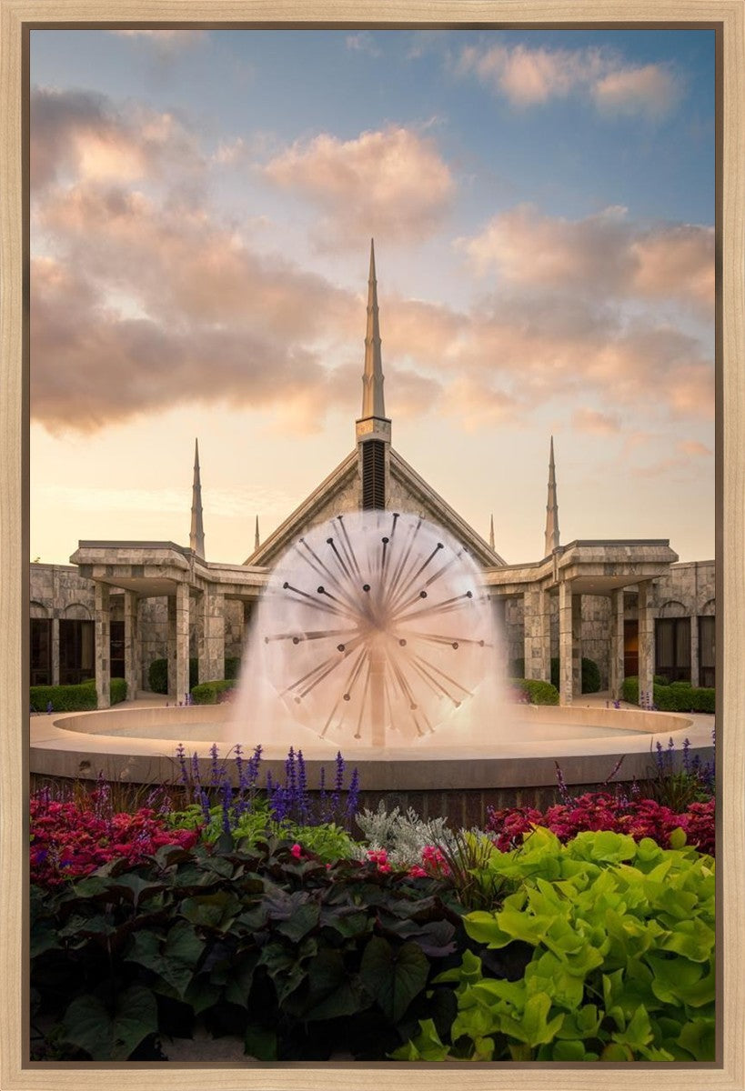 Chicago Fountain Gallery Wrap
