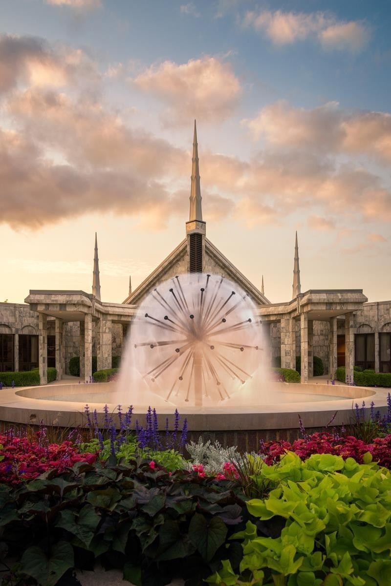 Chicago Fountain Gallery Wrap