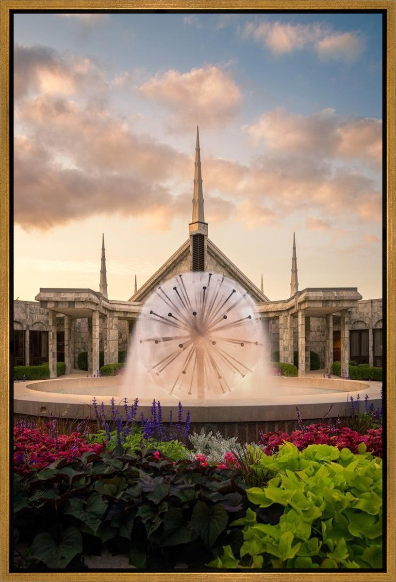 Chicago Fountain Gallery Wrap