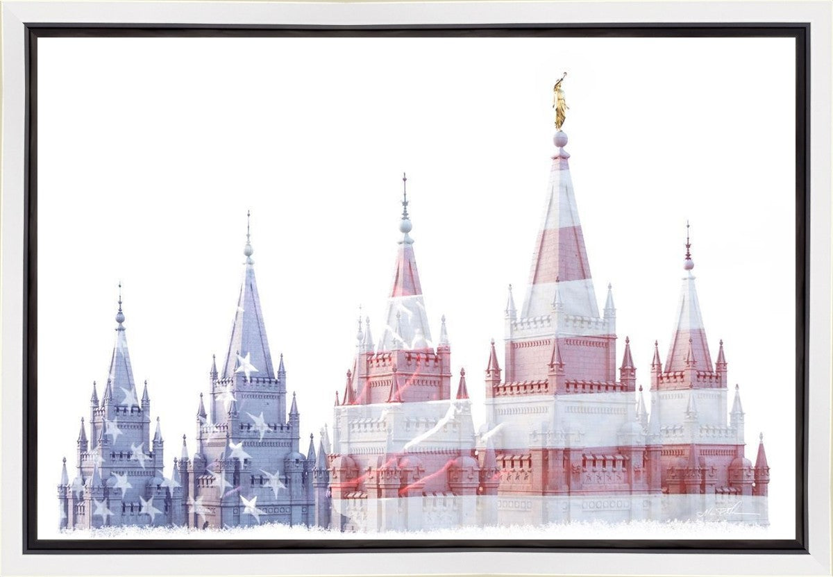 Salt Lake Flag Gallery Wrap