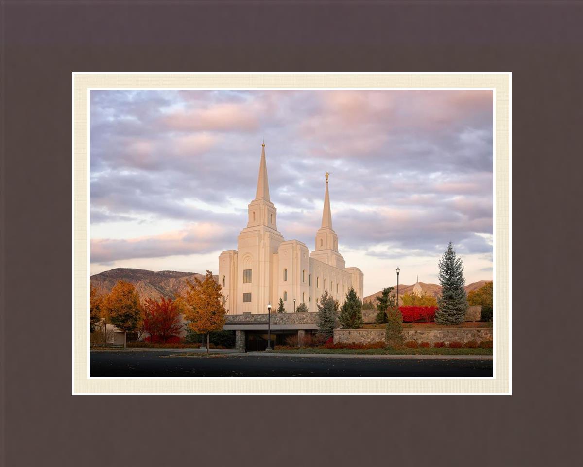 Brigham City Temple Seasons Change