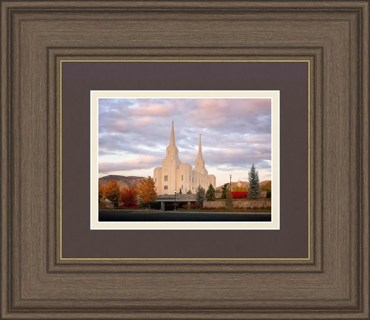 Brigham City Temple Seasons Change