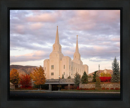Brigham City Temple Seasons Change
