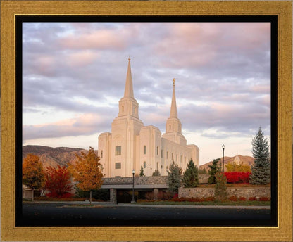 Brigham City Temple Seasons Change