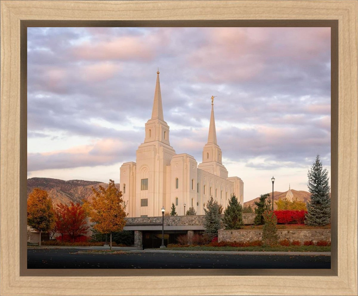 Brigham City Temple Seasons Change