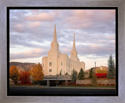 Brigham City Temple Seasons Change