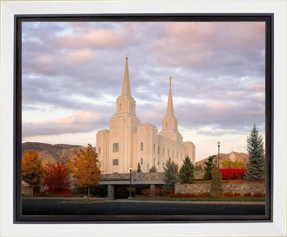 Brigham City Temple Seasons Change